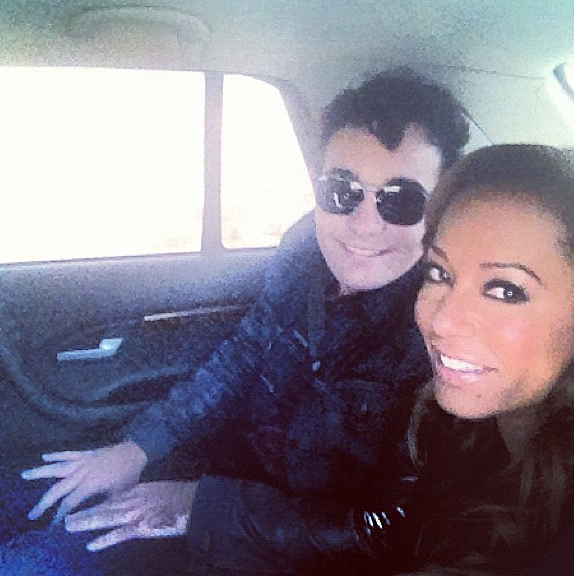 Jason Owen with X Factor mentor Mel B. Jason Owen with X Factor mentor Mel B.