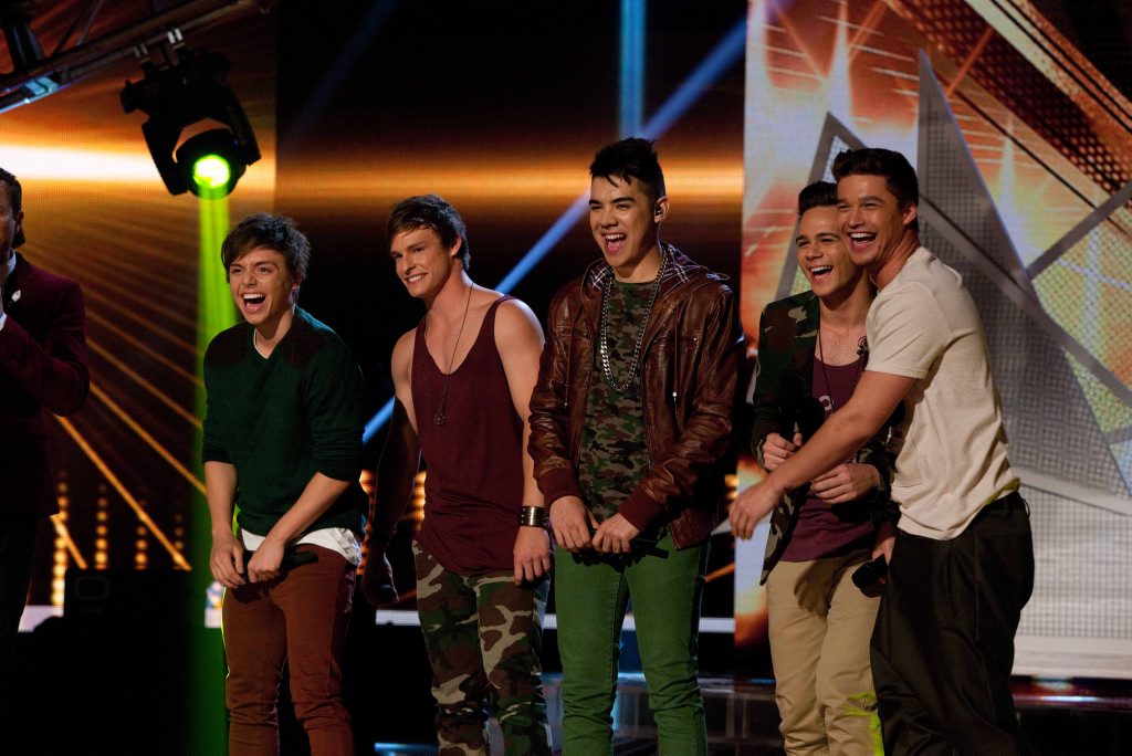 The Collective performing in the Grand Final live show. Photo courtesy of Channel Seven. The Collective performing in the Grand Final live show. Photo courtesy of Channel Seven.
