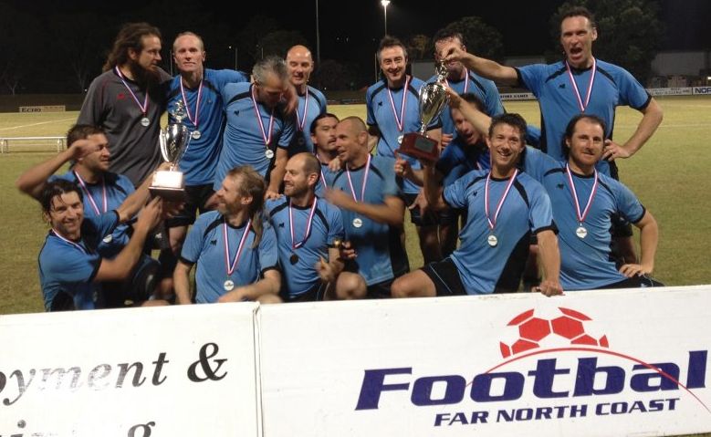 The Eureka Football Club's 6th grade men's division celebrate their grand final win. The Eureka Football Club's 6th grade men's division celebrate their grand final win.