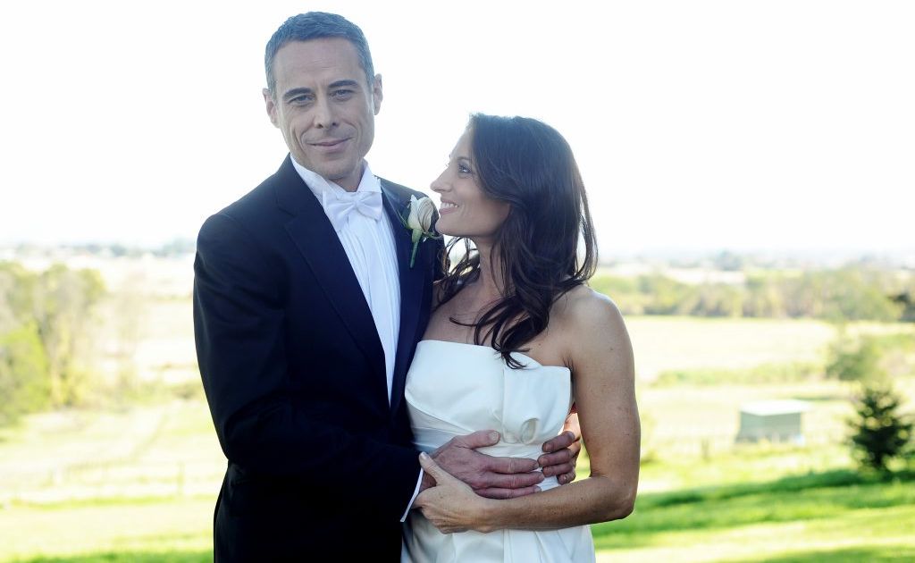 Marcus Graham and Georgie Parker in a scene from the TV series Home and Away. Marcus Graham and Georgie Parker in a scene from the TV series Home and Away.