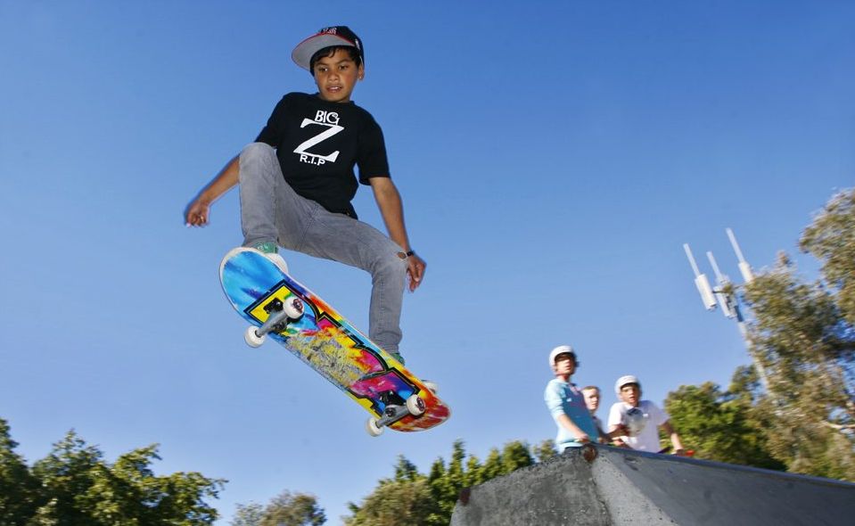 Young boys over the age of nine are more likely to be injured roller-skating and skateboarding. Young boys over the age of nine are more likely to be injured roller-skating and skateboarding.