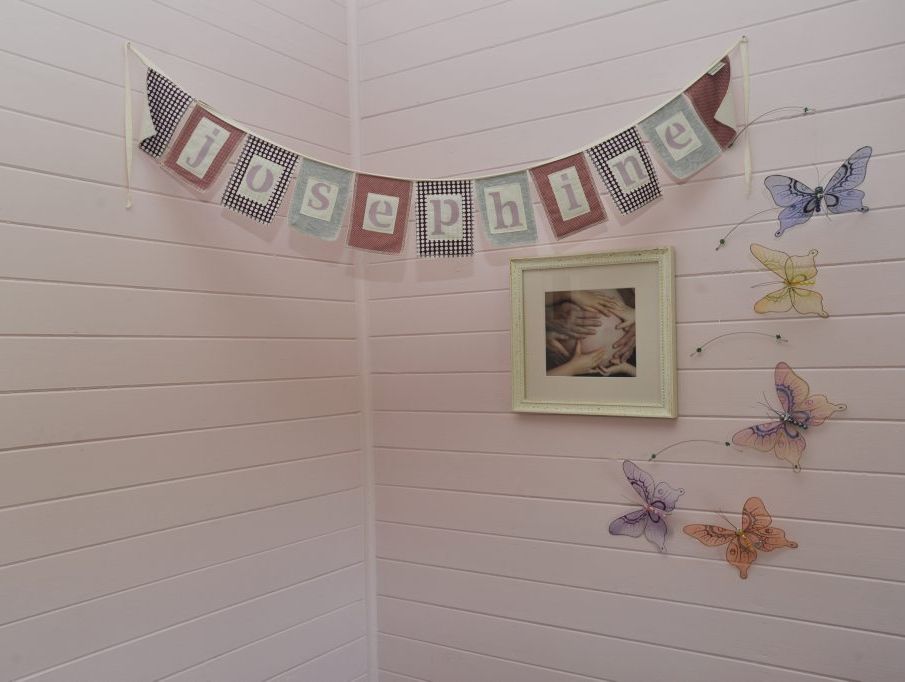 This is the corner of the nursery room. This is the corner of the nursery room.
