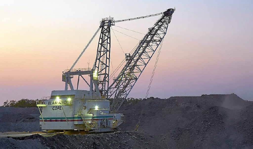 COMMON SIGHT: The Bucyrus-Erie 1370W electric powered dragline at Blair Athol has been an iconic sight at the mine. COMMON SIGHT: The Bucyrus-Erie 1370W electric powered dragline at Blair Athol has been an iconic sight at the mine.