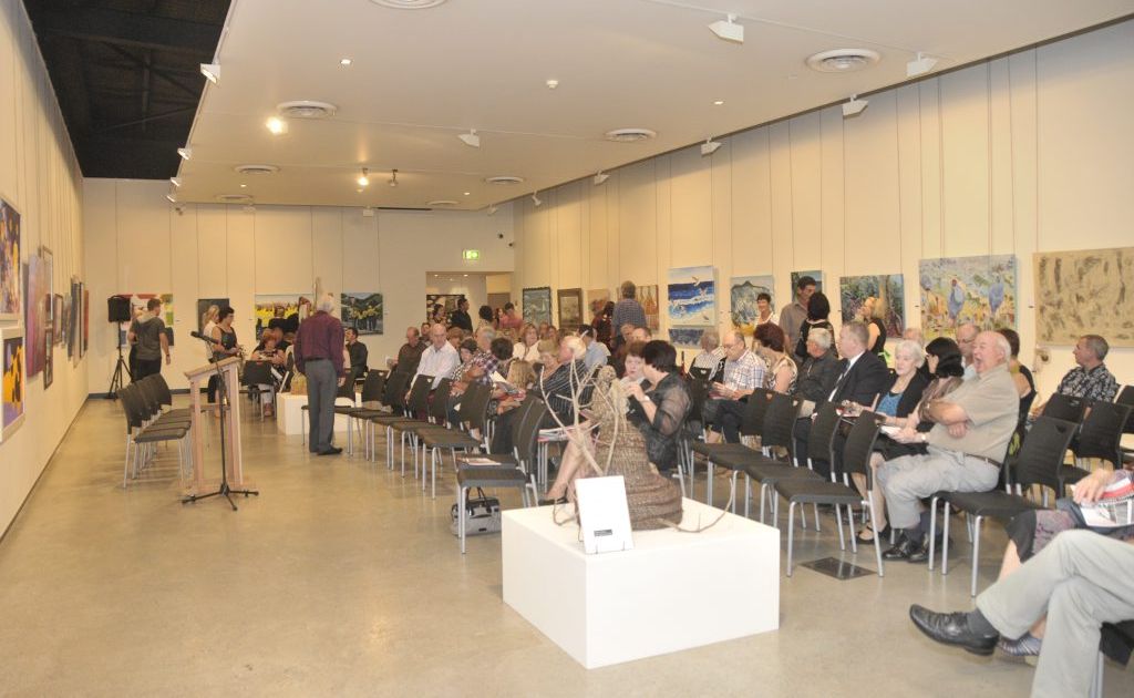 The crowd gathers at the Rio Tinto Alcan Martin Hanson Memorial Art Awards 2012. The crowd gathers at the Rio Tinto Alcan Martin Hanson Memorial Art Awards 2012.