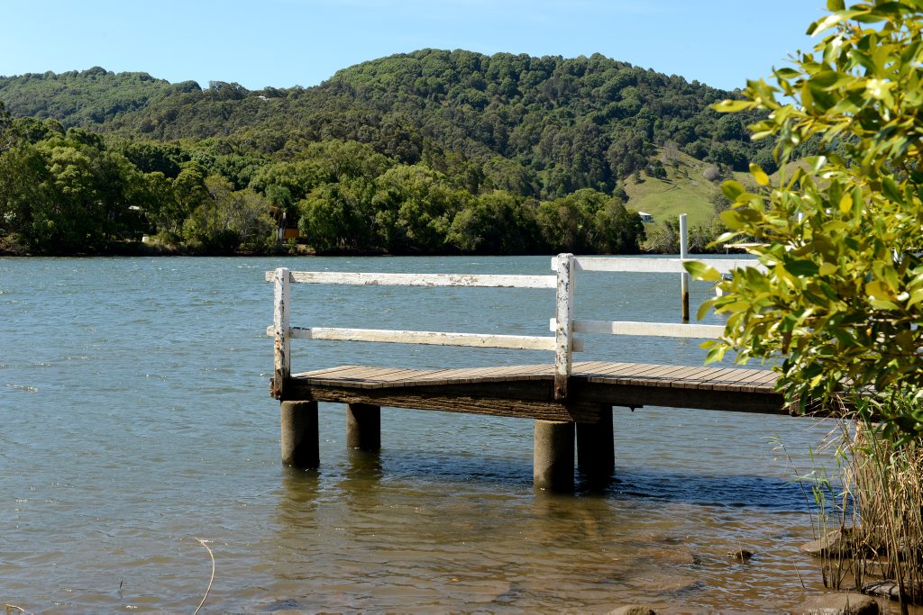 The Tweed River near Tumbulgum on Monday. The Tweed River near Tumbulgum on Monday.