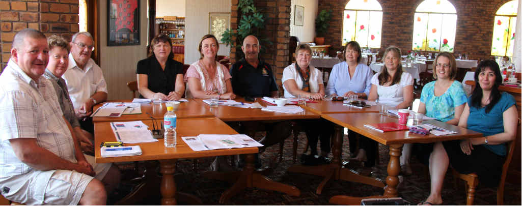 The group of community members who attended the suicide first aid training session last week.