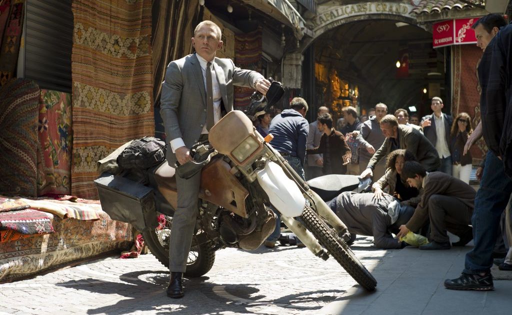 Daniel Craig in a scene from the movie Skyfall. Daniel Craig in a scene from the movie Skyfall.