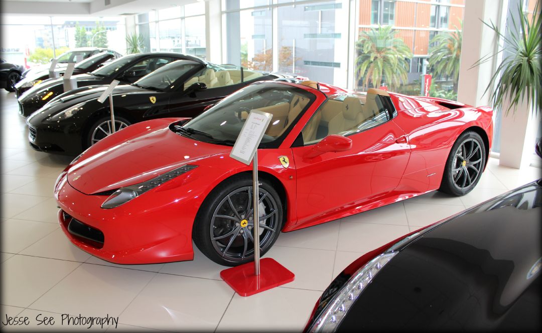 The 2012 Ferrari 458 Spider. The 2012 Ferrari 458 Spider.