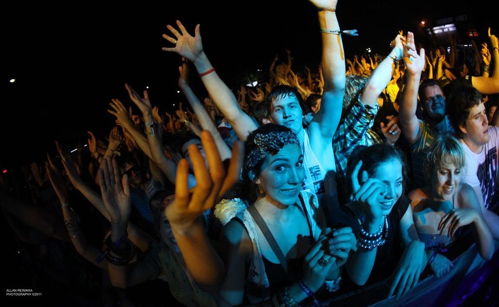 The crowd goes wild at the annual Oxford Street Party. The crowd goes wild at the annual Oxford Street Party.