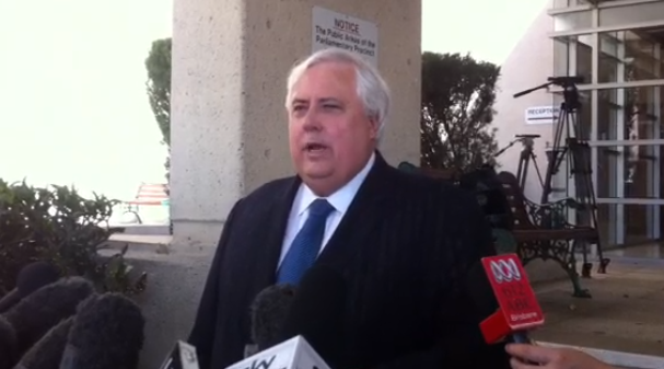 Billionaire resources boss Clive Palmer Billionaire resources boss Clive Palmer