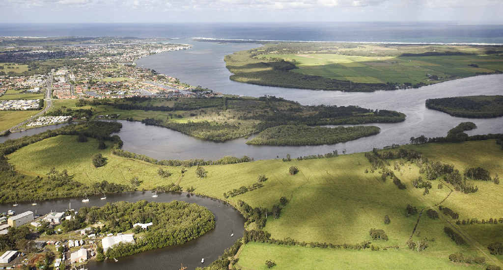 HEAVEN SENT: John Gallagher in his office, left; the river at Ballina, below left. Below right, the Burns Point ferry. HEAVEN SENT: John Gallagher in his office, left; the river at Ballina, below left. Below right, the Burns Point ferry.