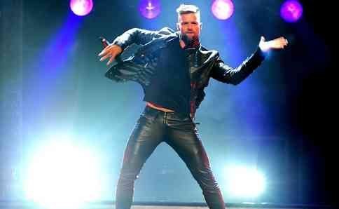 Ricky Martin during his MAS tour. Ricky Martin during his MAS tour.