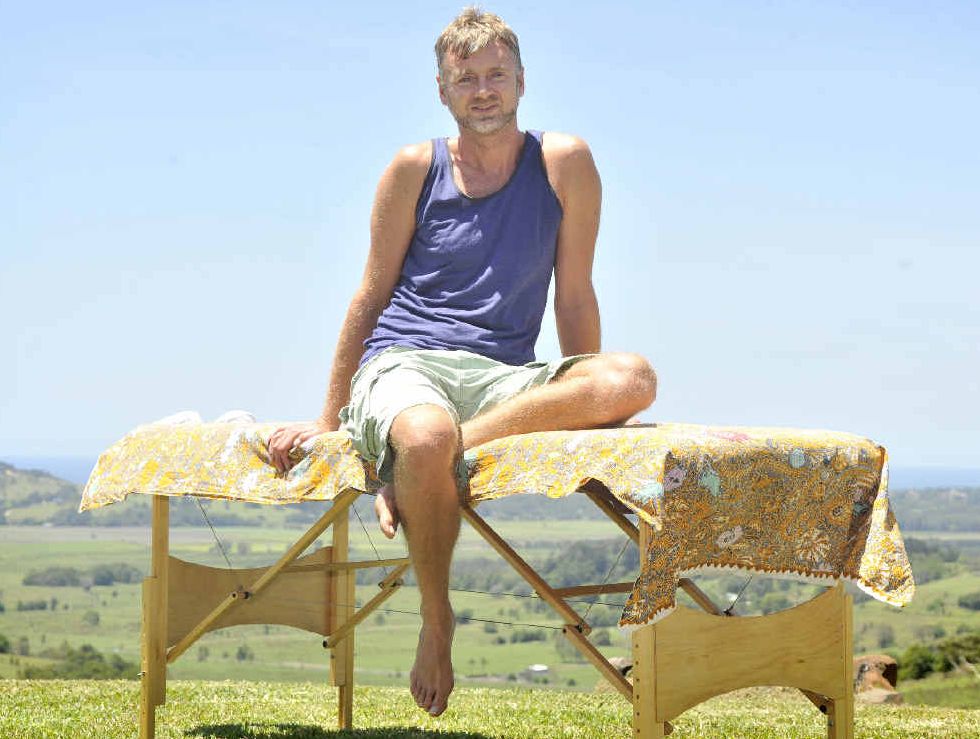 Matt Mostyn, Ka Huna masseur, of Coopers Shoot. Matt Mostyn, Ka Huna masseur, of Coopers Shoot.
