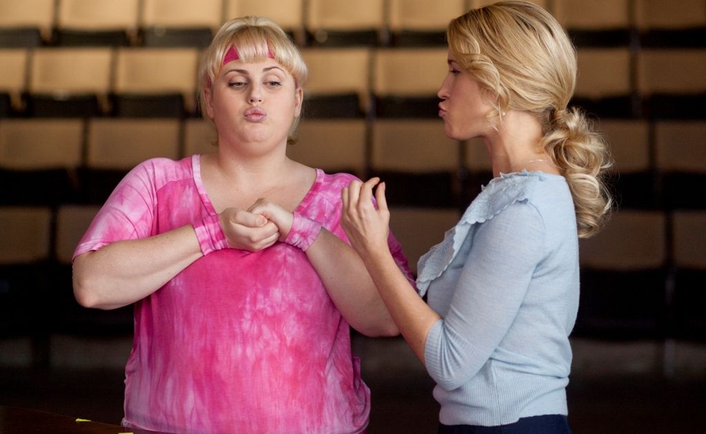 Rebel Wilson, left, and Anna Camp in a scene from the movie Pitch Perfect. Rebel Wilson, left, and Anna Camp in a scene from the movie Pitch Perfect.