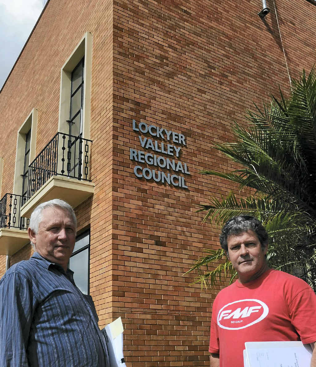 BATTLING ON: Former Black Duck Valley Moto Park owner Greg Diete has joined forces with current owner Steve Langdon to battle with the council over the closure of the park. BATTLING ON: Former Black Duck Valley Moto Park owner Greg Diete has joined forces with current owner Steve Langdon to battle with the council over the closure of the park.
