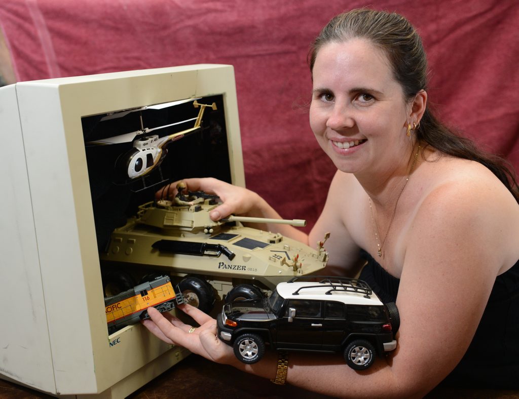 Leighanne Townsley from CJ Vogler and Son. Voglers are a small business who are keeping up with technology by having their own online store. Leighanne Townsley from CJ Vogler and Son. Voglers are a small business who are keeping up with technology by having their own online store.