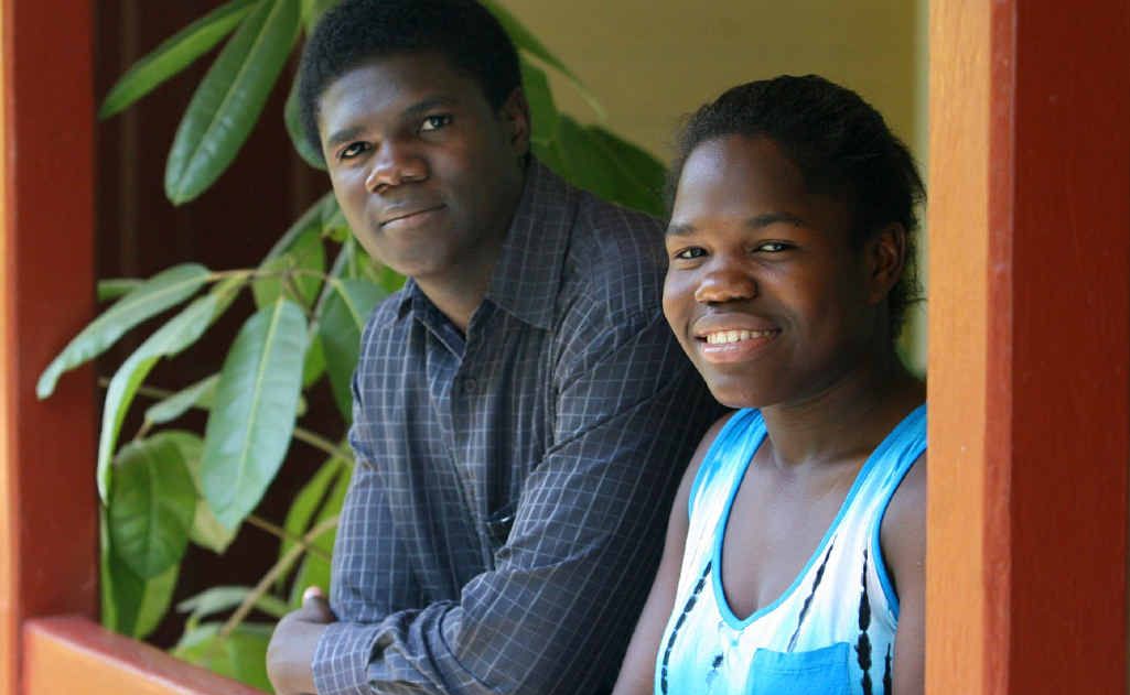 Twins Edward and Edwina Quoibia are ready for life after a car crash in 2010. Twins Edward and Edwina Quoibia are ready for life after a car crash in 2010.