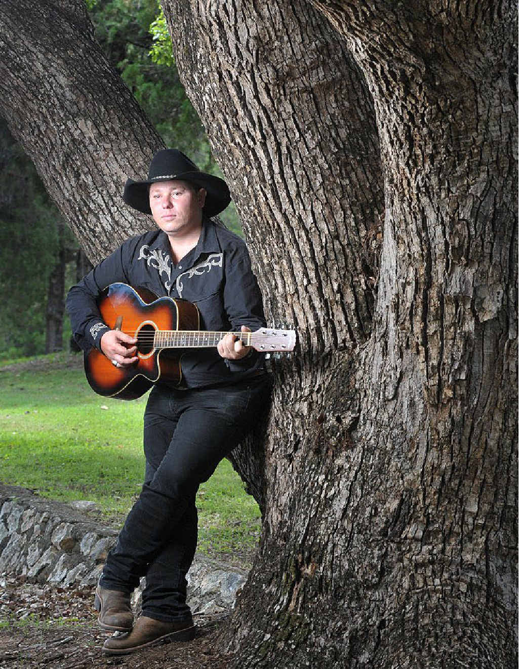 RISING FAST: Country musician Neil Douglas won a karaoke competition and will now record his own EP.