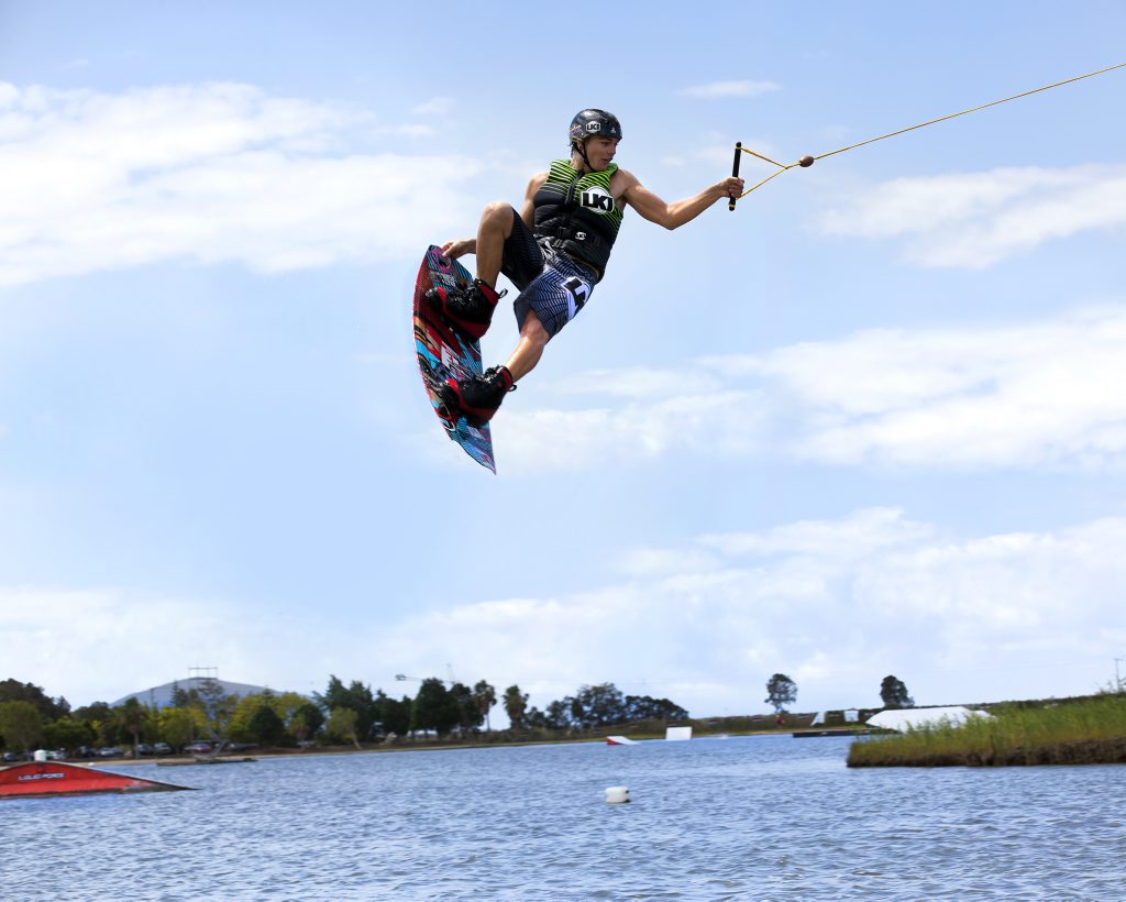 Sunshine Coast wakeboarder James Windsor has stunned the sporting world by snaring two titles. Sunshine Coast wakeboarder James Windsor has stunned the sporting world by snaring two titles.