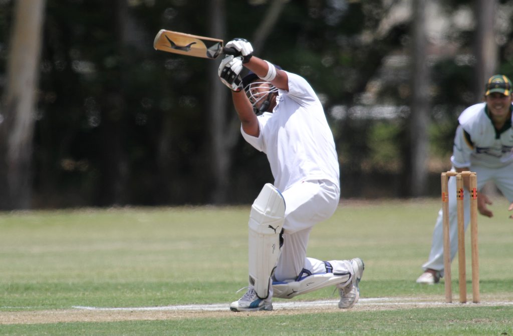 Norths' AB Japakuma bats on an uneven wicket at Rockhampton Cricket Ground during the A-grade game against Gracemere. Photo: Allan Reinikka / The Morning Bulletin. Norths' AB Japakuma bats on an uneven wicket at Rockhampton Cricket Ground during the A-grade game against Gracemere. Photo: Allan Reinikka / The Morning Bulletin.