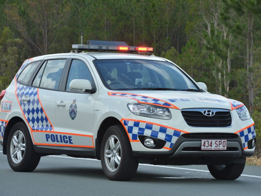 Highway police out in force. Highway police out in force.