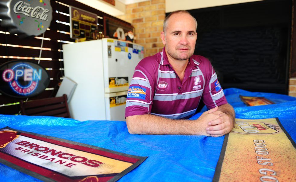 Glenn Butcher is not happy with the dust coming into his property from the new development. Glenn Butcher is not happy with the dust coming into his property from the new development.