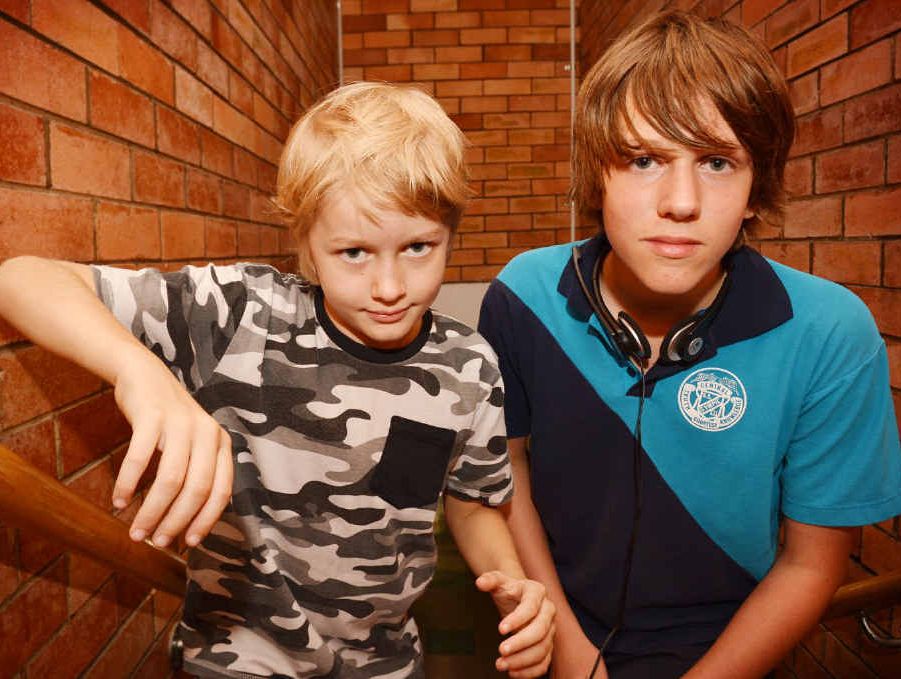 End of year Christmas dance party performers Liam Kishawi and Josh Wilson are looking forward to tomorrow night’s dance party.