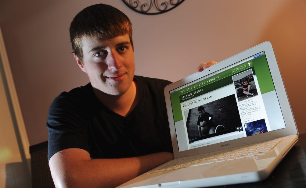 Howard teenager Jackson Sainty's story has been published online after winning an award in the Heywire competition. Howard teenager Jackson Sainty's story has been published online after winning an award in the Heywire competition.