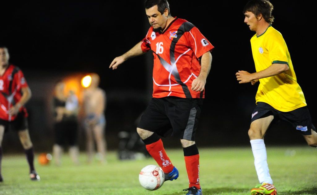 Yaralla Reds player Josh Oates in action. Yaralla Reds player Josh Oates in action.