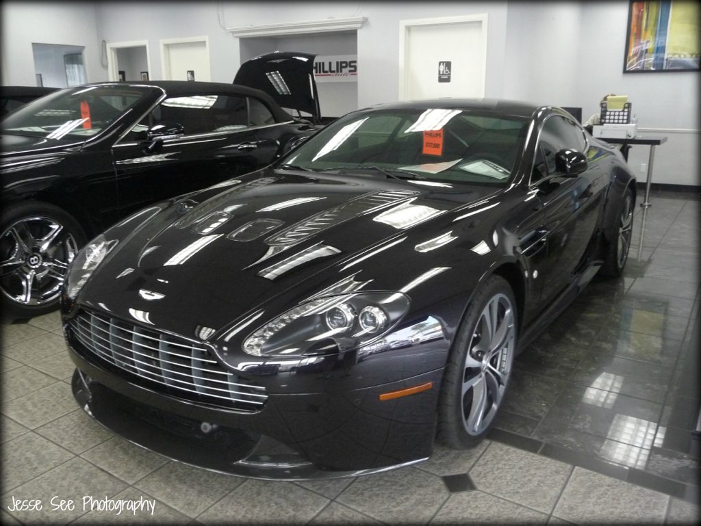 An Aston Martin Vantage will set you back about $310 000. An Aston Martin Vantage will set you back about $310 000.