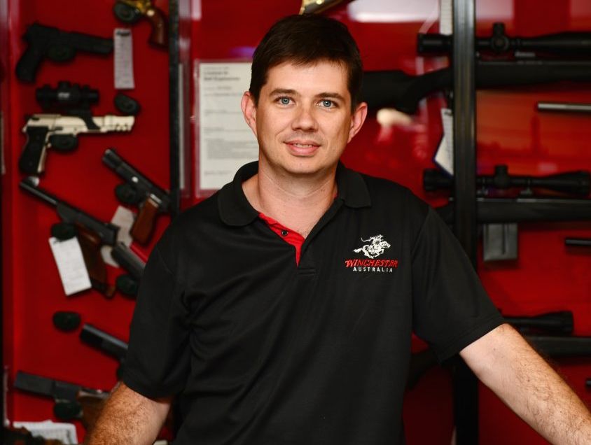 Owner of shooters David Peers. Photo Allan Reinikka / The Morning Bulletin