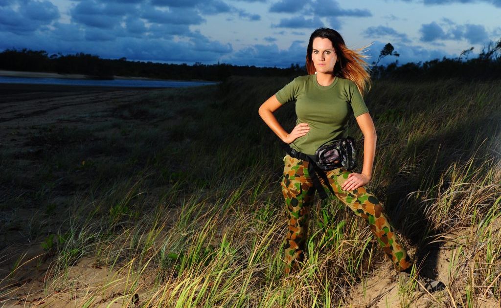 Angelina Taylor models a camping outfit from Gladstone's Camping Centre. Angelina Taylor models a camping outfit from Gladstone's Camping Centre.