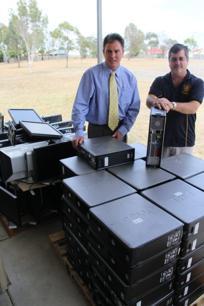 Rotary to refurbish 40 council computers to send to Fiji Fraser Coast