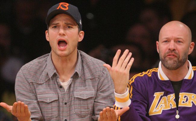Ashton Kutcher (left) Ashton Kutcher (left)