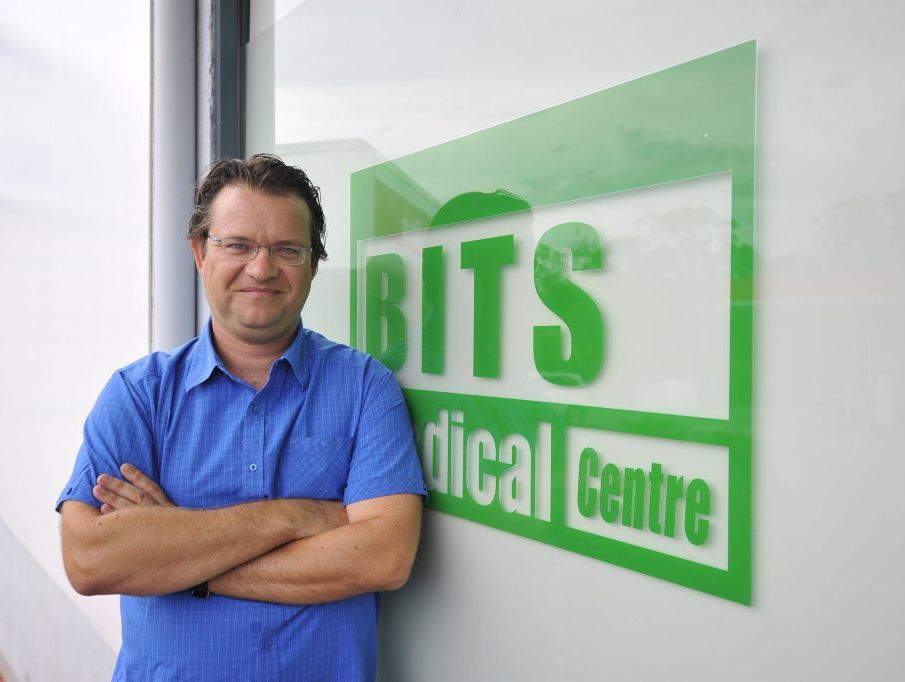 Dr Gaston Boulanger from BITS Medical Centre at Tannum Sands. Dr Gaston Boulanger from BITS Medical Centre at Tannum Sands.