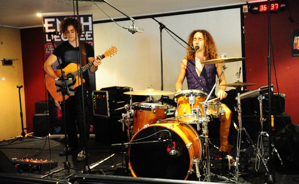 Enth Degree rock out at the Rocky Glen Hotel. Enth Degree rock out at the Rocky Glen Hotel.