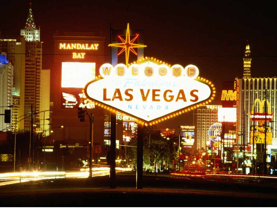 One of the most famous sign posts in the world, The Welcome to Las Vegas sign. One of the most famous sign posts in the world, The Welcome to Las Vegas sign.