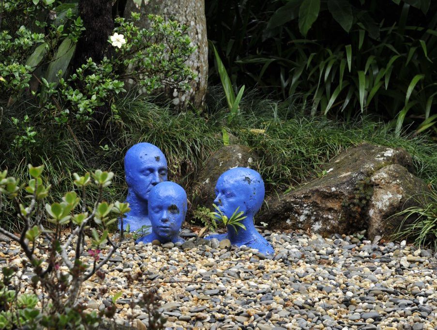 The heads are props and came from a friend who works in film. The heads are props and came from a friend who works in film.