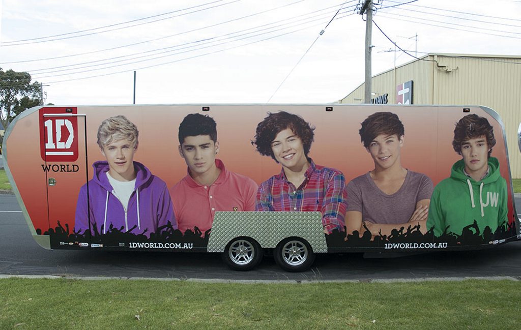 1D World, the official merchandise store for British boy band One Direction, is coming to Ipswich on New Year s Day as part of its east coast road trip. Photo: Contributed 1D World, the official merchandise store for British boy band One Direction, is coming to Ipswich on New Year s Day as part of its east coast road trip. Photo: Contributed