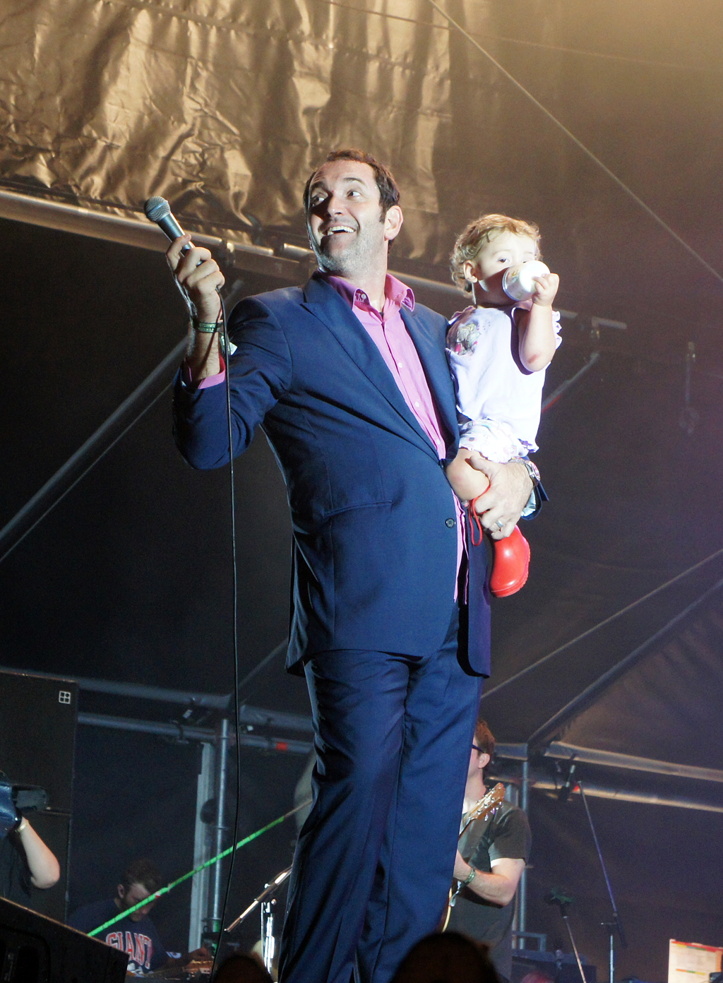 Darren Percival with his daughter Willow. Darren Percival with his daughter Willow.