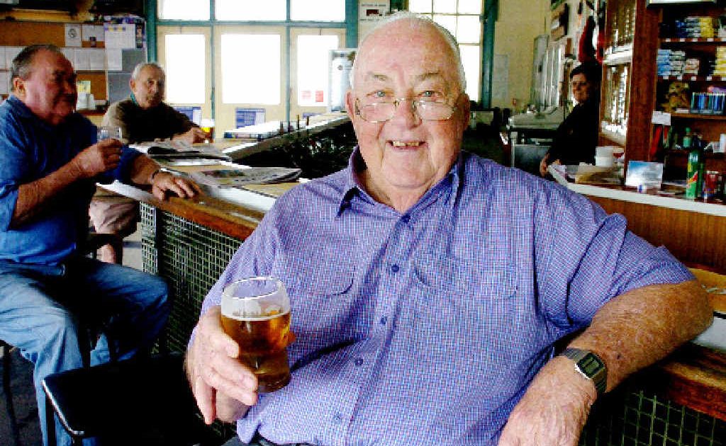 A PASSIONATE MAN: Doug Hogan pictured in the 1970s in the Station Hotel, South Lismore. A PASSIONATE MAN: Doug Hogan pictured in the 1970s in the Station Hotel, South Lismore.