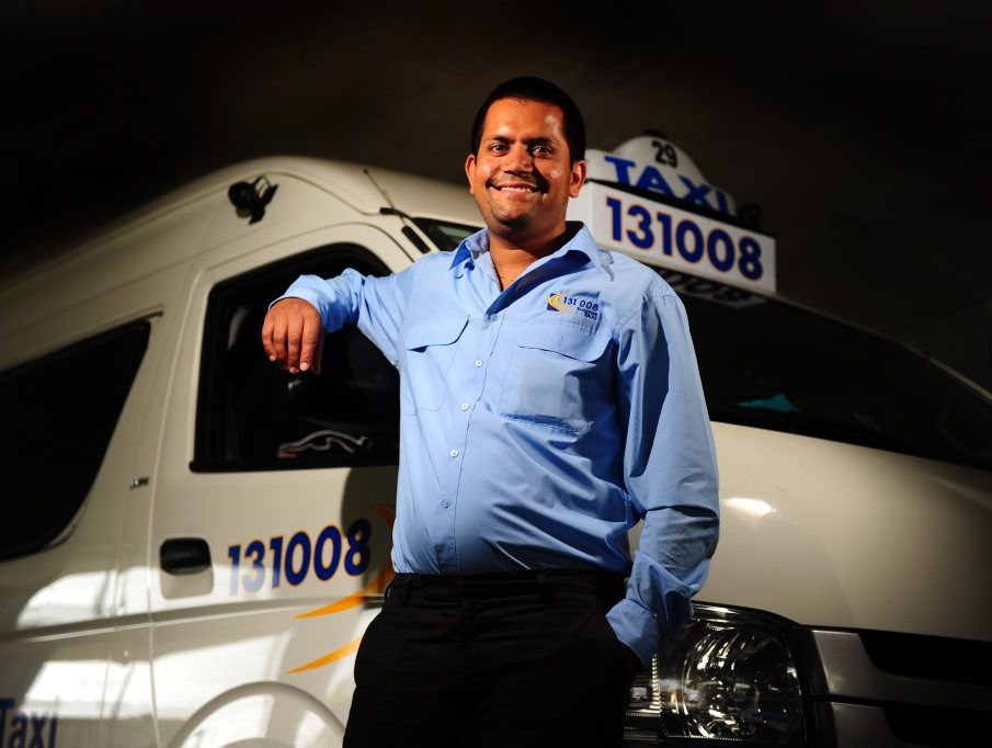 Gladstone residents have been praising the efforts of taxi drivers over the New Year. Taxi driver Aman Preet Singh was working the New Year's Day shift. 