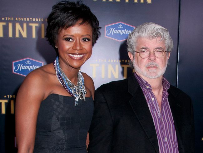 George Lucas and Mellody Hobson