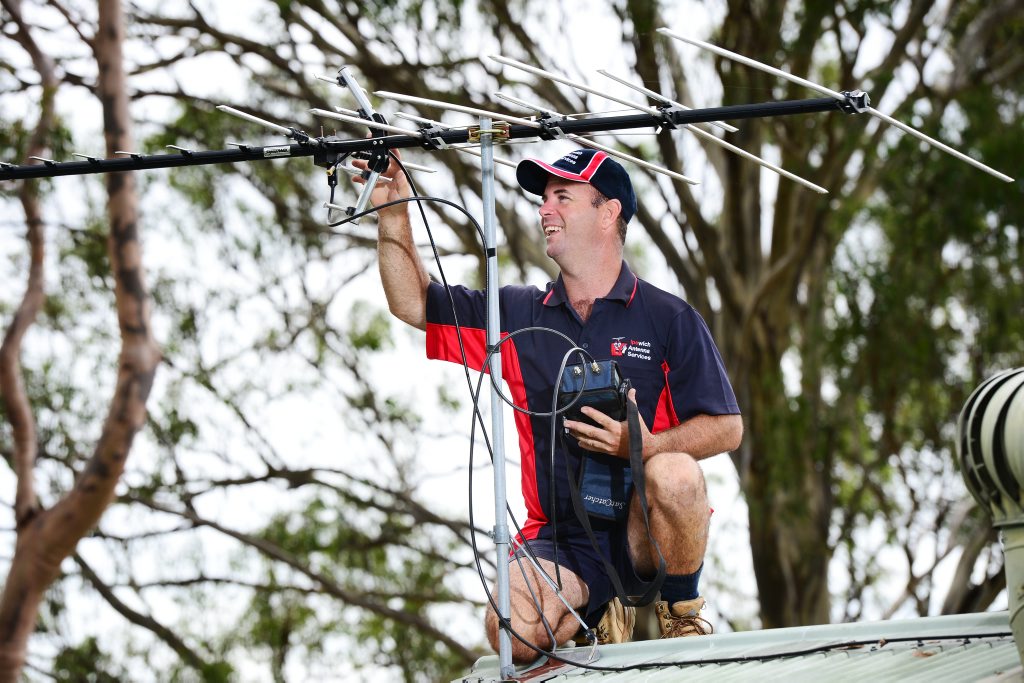 Mark Bryant of Ipswich Antenna Services has seen an increase in business with the soon to be switched off analogue TV signal. 
