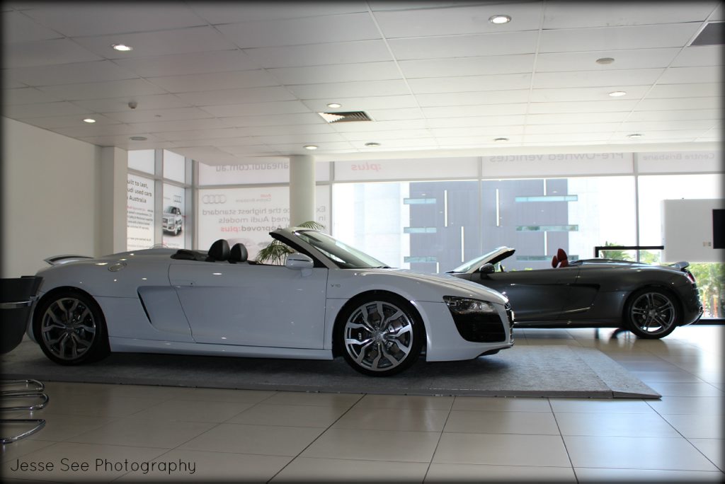 Audi's R8 Spyder. Audi's R8 Spyder.