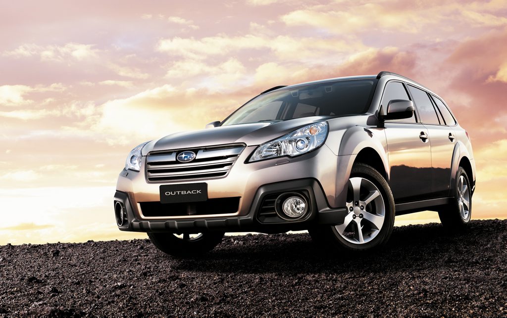 MY13 Outbacks feature a new grille and foglight-surround, plus new look alloy wheels.
MY13 Outbacks feature a new grille and foglight-surround, plus new look alloy wheels.