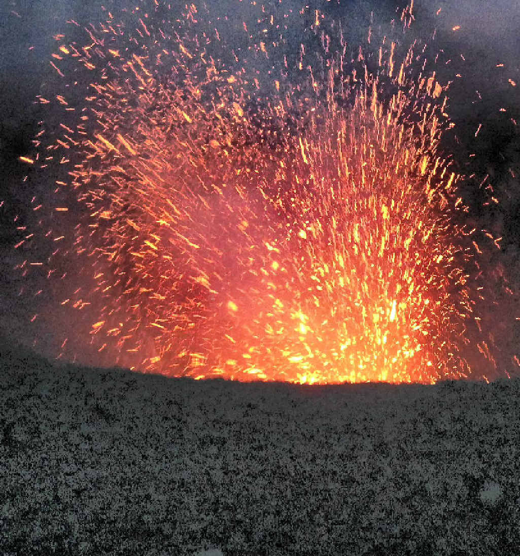 The fire and fury of Mount Yasur can only be fully appreciated by night. The fire and fury of Mount Yasur can only be fully appreciated by night.