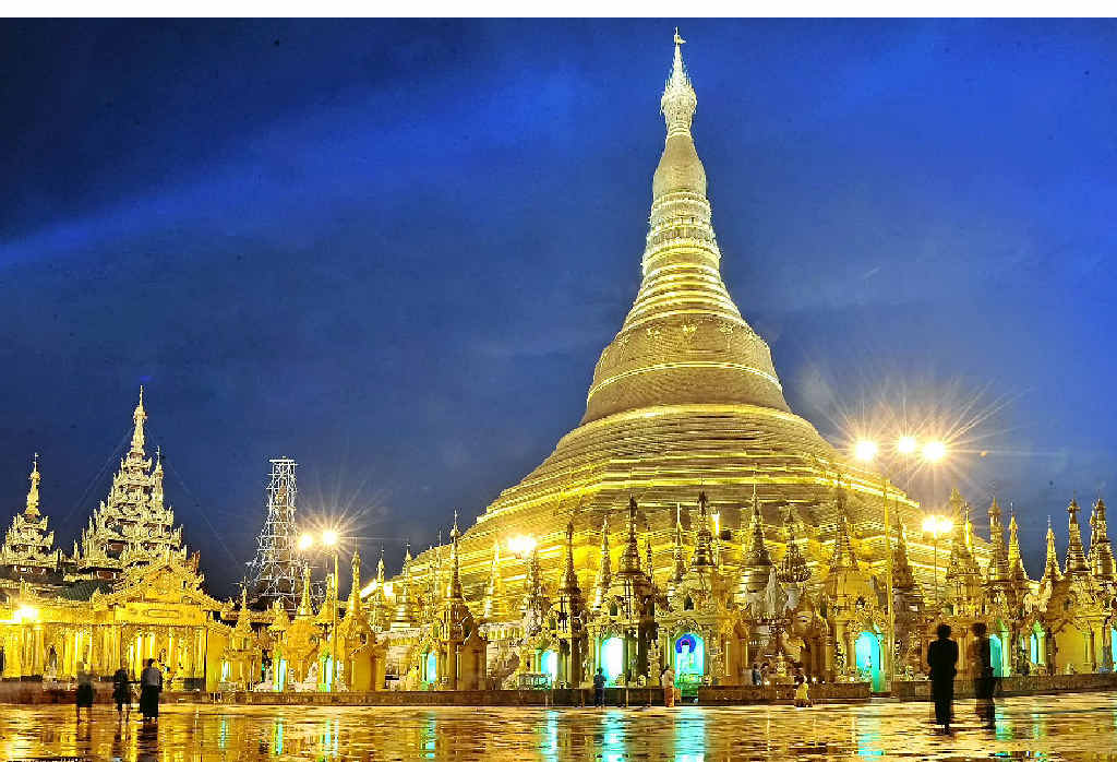 The majestic Shwedagon Paya in Yangon. The majestic Shwedagon Paya in Yangon.