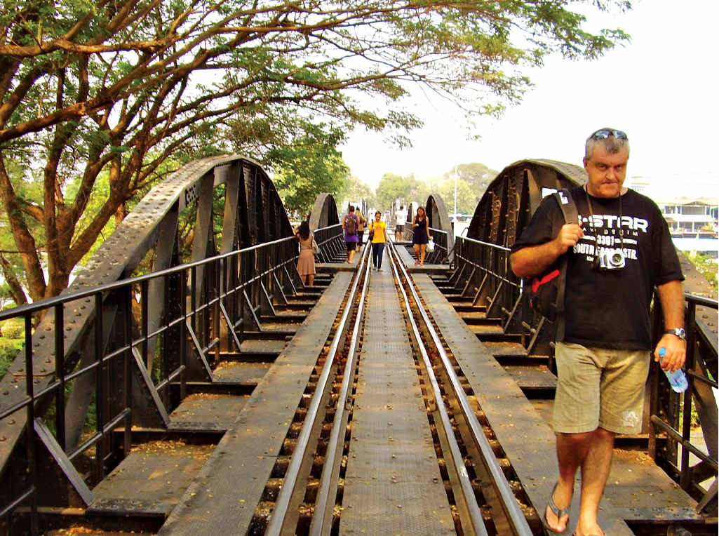 West of Bangkok is the infamous Bridge over the River Kwai. West of Bangkok is the infamous Bridge over the River Kwai.