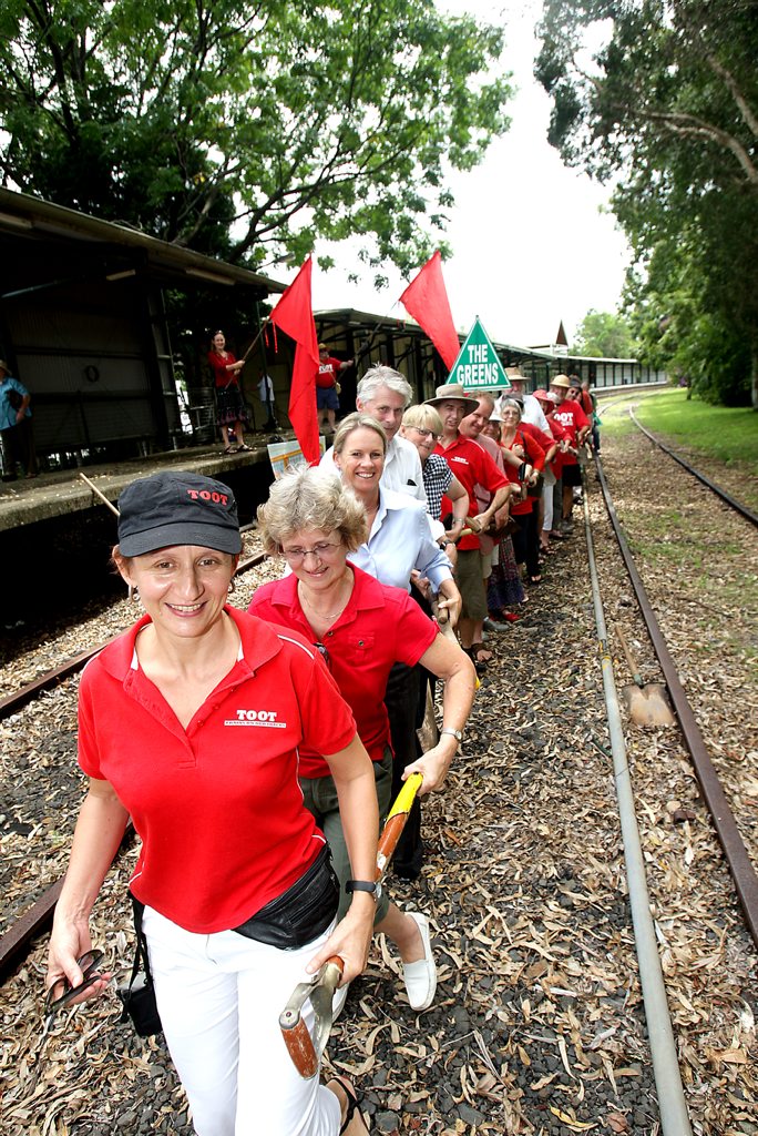 FILE pic: TOOT president Karin Kolbe, Murwillumbah resident Marilyn Gough, Senator Fiona Nash, Tweed MP Geoff Provest, and then deputy leader of Nationals Jenny Gardiner. FILE pic: TOOT president Karin Kolbe, Murwillumbah resident Marilyn Gough, Senator Fiona Nash, Tweed MP Geoff Provest, and then deputy leader of Nationals Jenny Gardiner.